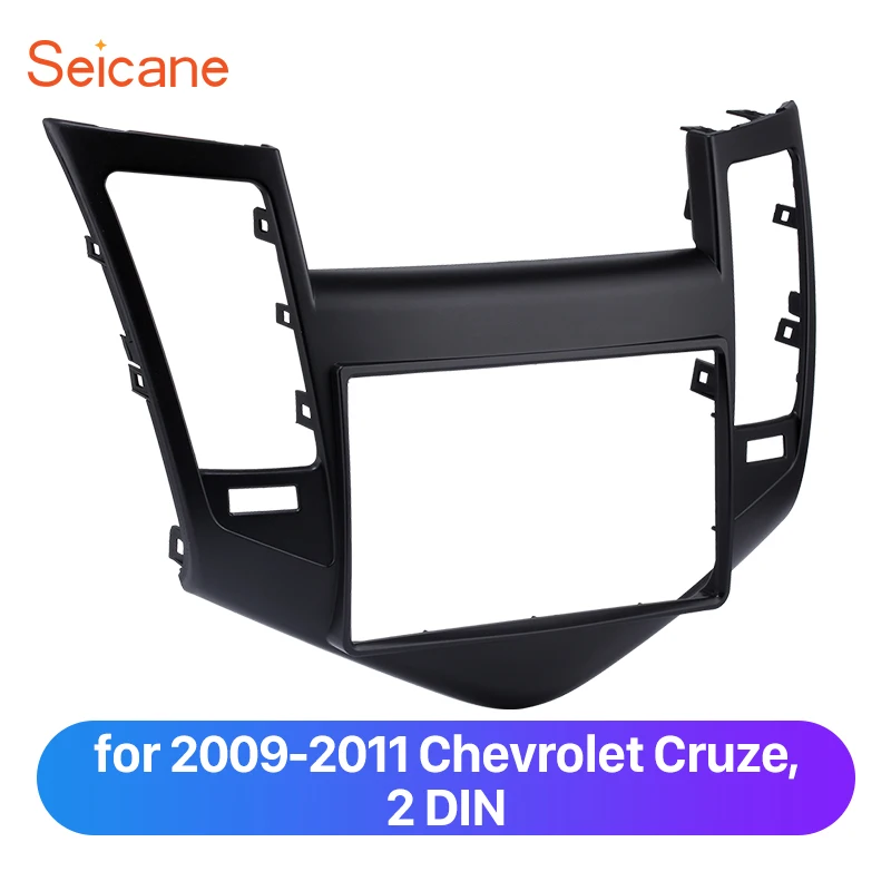 Seicane 2 Din установка обшивки ободок комплект для 2009 2011 Chevrolet Cruze Fascia рамка панель