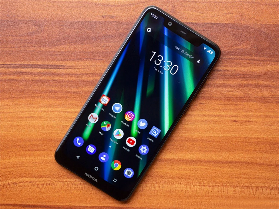 Мобильный телефон Nokia 5 1 Plus Android четыре ядра 4G LTE 86 '' 3 ГБ ОЗУ 32 Гб ПЗУ две sim карты