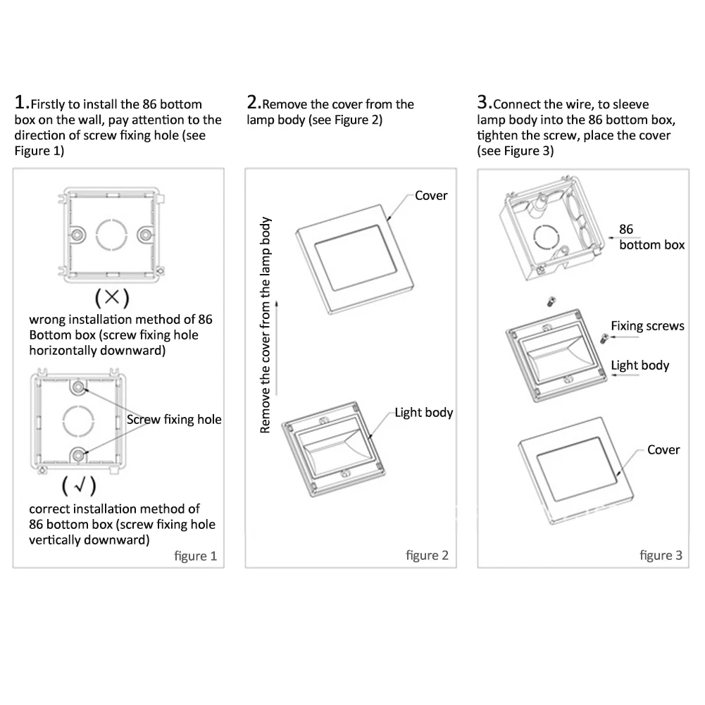 [5 шт./лот] Современные встраиваемые светодиодные светильники для лестниц Новые