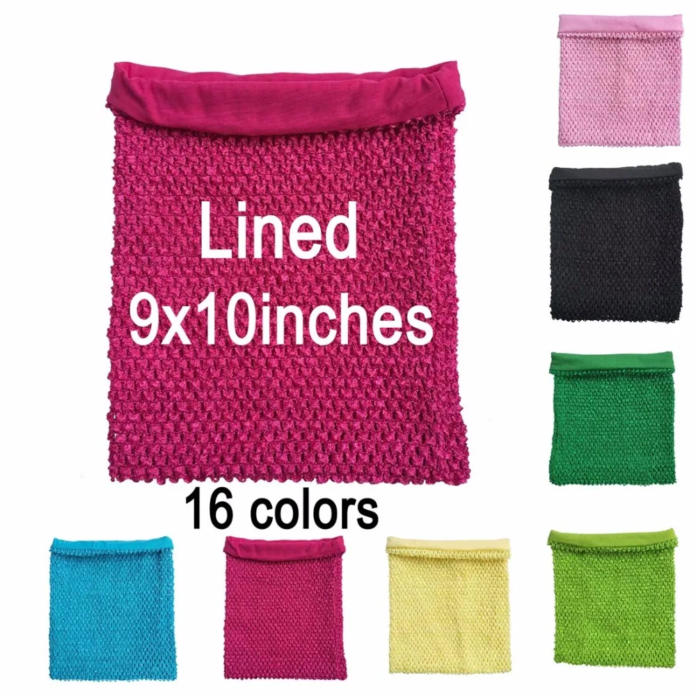 Вязаный топ-пачка для маленьких девочек 9x10 дюймов Юбка-американка Топ-пачка 10 шт.