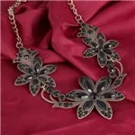 Bijoux Femme Collier Золотой цветной многослойный Блестящий массивный нагрудник Чокеры Колье-чокер для женщин Бохо ювелирные изделия Kolye