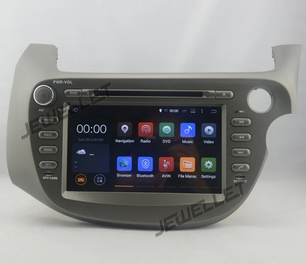 Восьмиядерный IPS экран Android 9 0 автомобильный DVD GPS Радио Навигация для Honda fit Jazz
