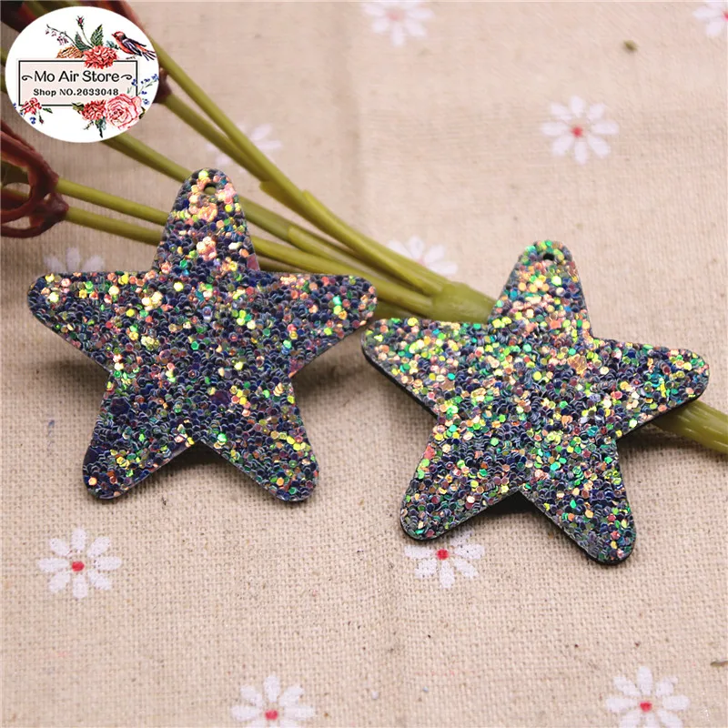 20 шт. блестящие нашивки из искусственной кожи 45 мм|Заплатки| |