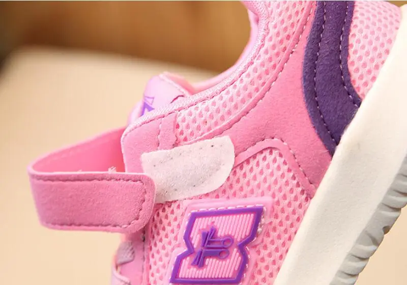 SKHEK Children Sport Shoes Autumn Spring New Fashion Breathable Kids Boys Air Mesh Shoes Girls Anti-Slippery Sneakers Baby Shoe