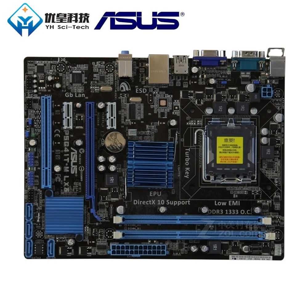 Asus P5G41T M LX3 Intel G41 оригинальная материнская плата с разъемом LGA 775 Q8200 Q8300 DDR3 8G u