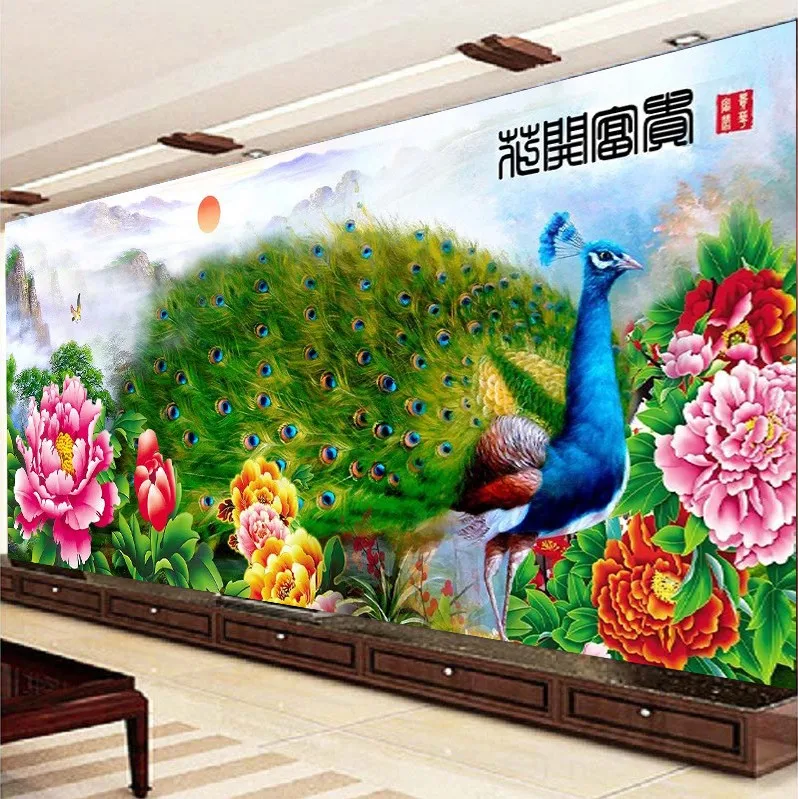 Вышивка крестиком DMC полный набор для вышивки картина с изображением гор восхода