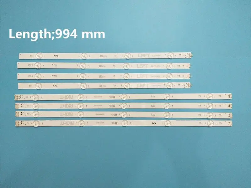 5 комплектов = 40 шт. светодиодная подсветка для LG TV 49UJ630V 49LJ5500 NC490DUE-AAFX1-41CA GAN01-1294A-P1 |