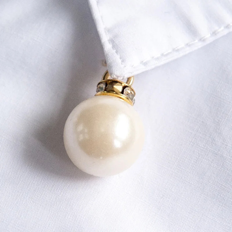 Белые школьные блузки для девочек 2016 осенние детские с длинными рукавами детская