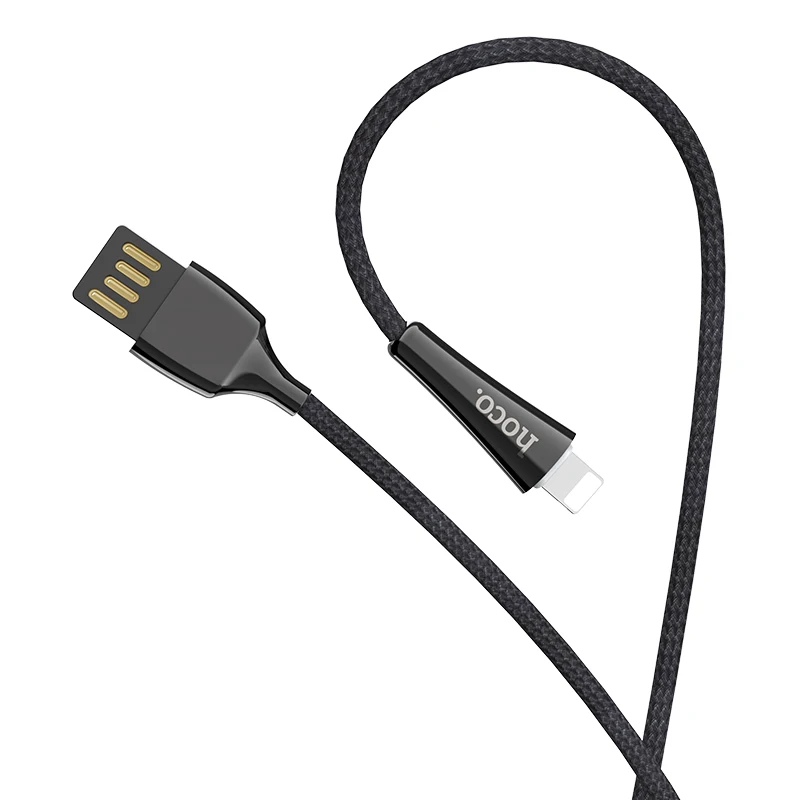 Hoco для iPhone мягкий свет данных Зарядка USB кабель 8 7 6 6s плюс 5 iPad Air мини зарядное