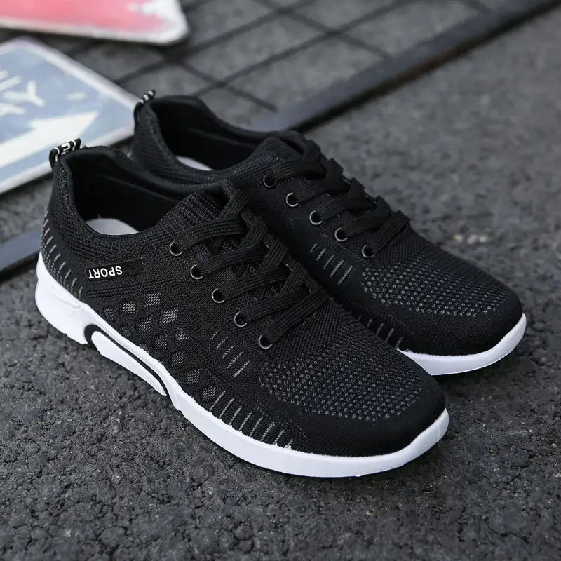 

MIUBU Brand Summer Men Socks Sneakers Breathable Mesh Male Casual Shoes Lace up Sock Shoes Loafers Boys Super Light Trainers