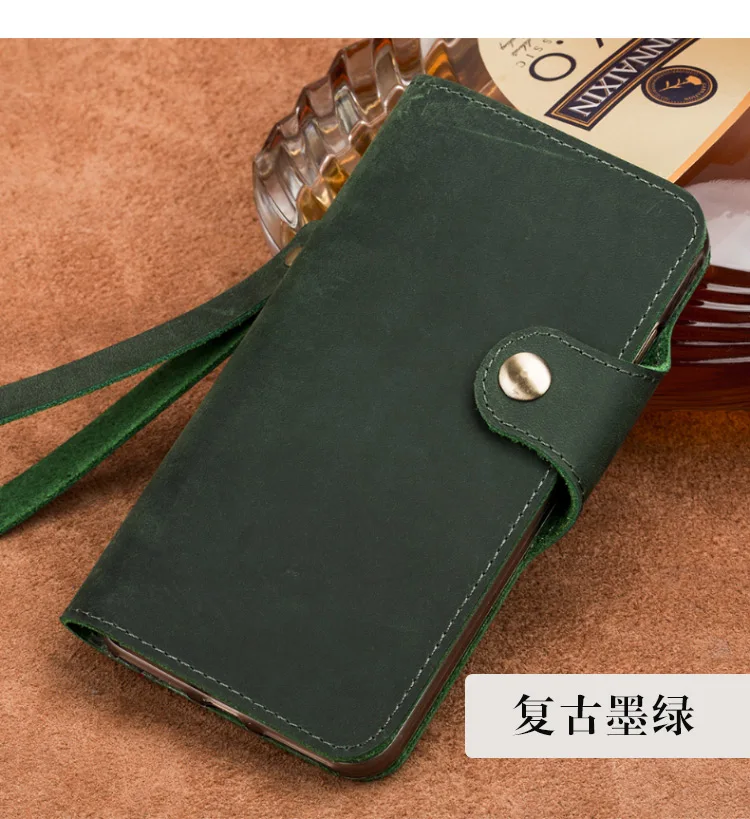 Flip Case For Xiaomi Mi 8 9 se 9T A1 A2 A3 lite Max 3 Mix 2s 3 Poco F1 Crazy horse skin Cover For Redmi Note 4X 5 6A 7 7A 8 Pro