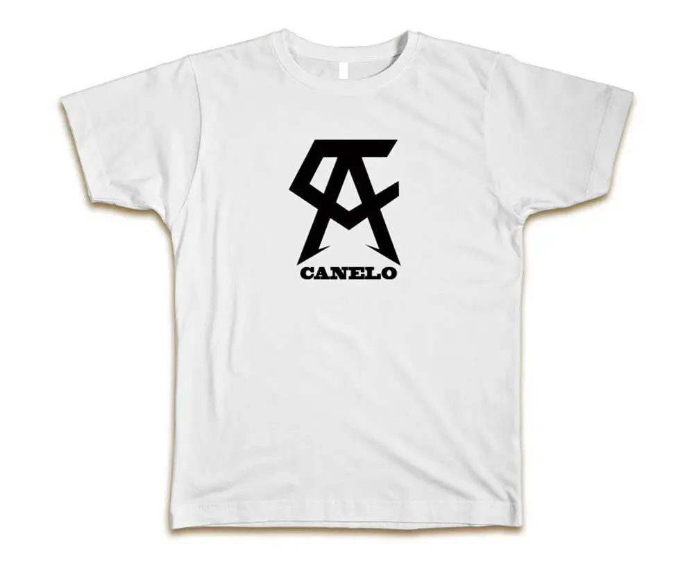 Команда Canelo Alvarez пользовательские мужские футболки тройник New новый-белый |