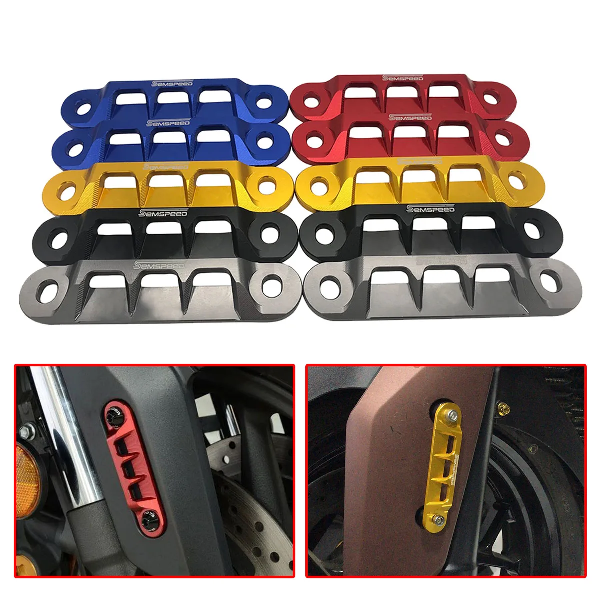 

SEMSPEED For YAMAHA Motorcycle Aerox155 NVX155 125 150 2015-2019 2020 Front Fender Guard Frame Slider Fork Protector Accessories