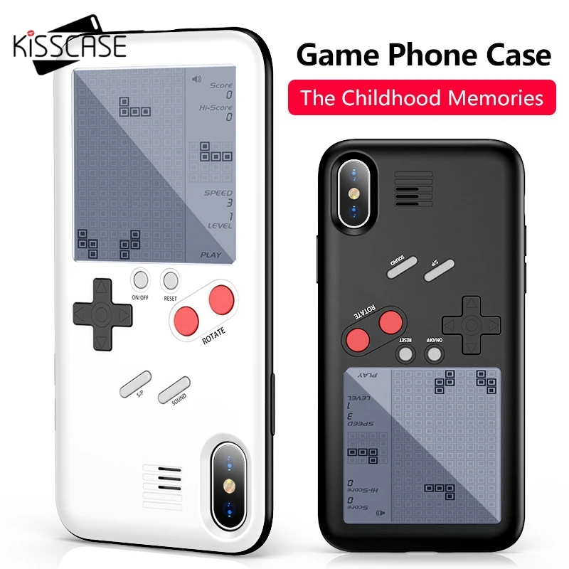 Чехол KISSCASE для iPhone 6 S Plus Игровой Автомат Ретро чехол игровой консоли 8 7 X Capinhas