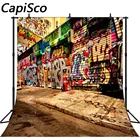 Виниловый фон для фотографии Capisco, уличные декорации с граффити, студийный фон, рекламный Фотофон