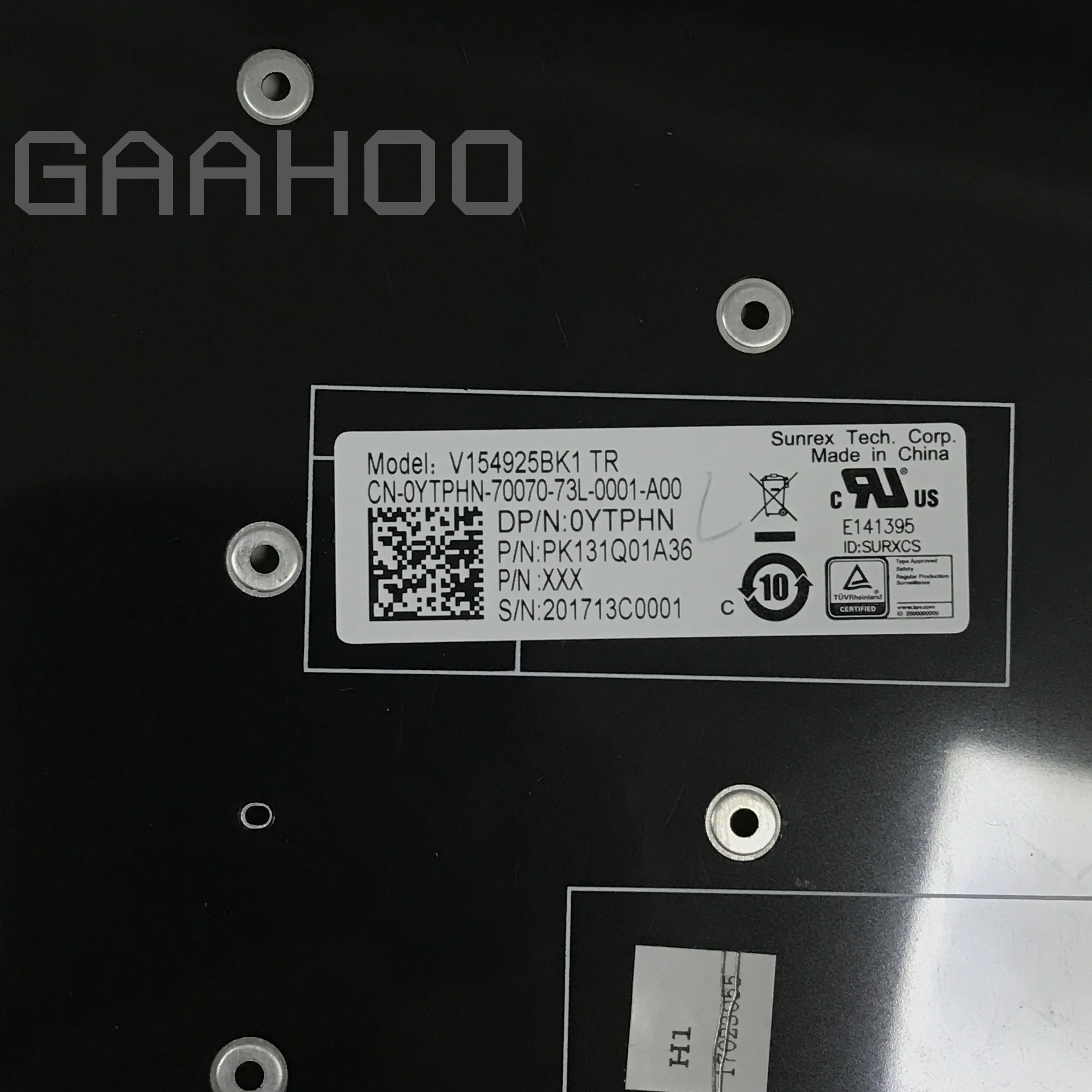 Турецкая Клавиатура для ноутбука Dell Inspiron15 5570 5575 7577 7587 7568 7566 7567 5567 15 5565 7000 5568 5765 5767