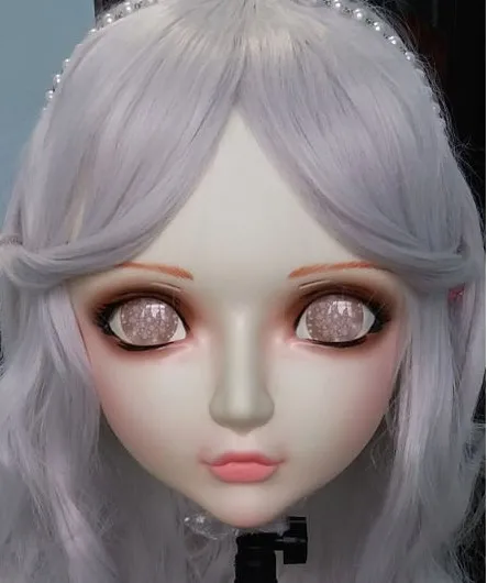 (Kig951) Женщины Милая девочка Смола полуголовы Kigurumi BJD маска косплей японский аниме