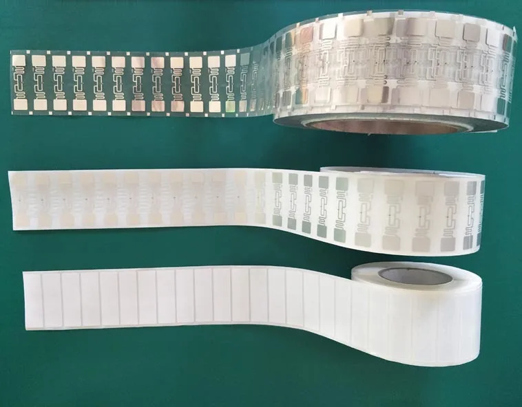 UHF наклейки этикетка AZ 9662 860 960 МГц RFID клейкий тег ISO 18000 6C Alien H3 чип инкрустация 73*23