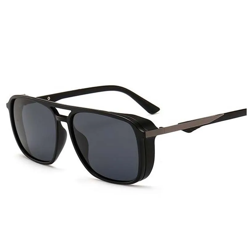 Солнцезащитные очки MenFashion UV400 поляризационные с металлической оправой