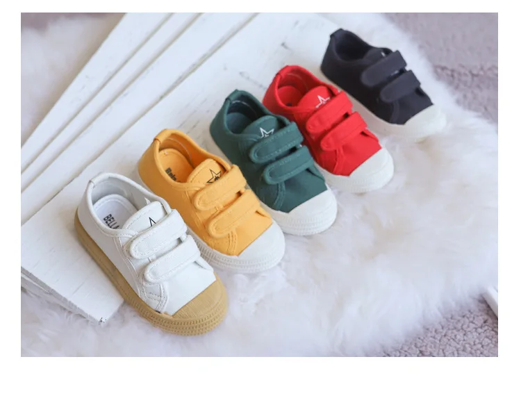 Honey Angle Spring Autumn Kids Sneakers Canvas Shoes 2 Color Children Sport Shoes Summer Children Casual Shoes Footwear
