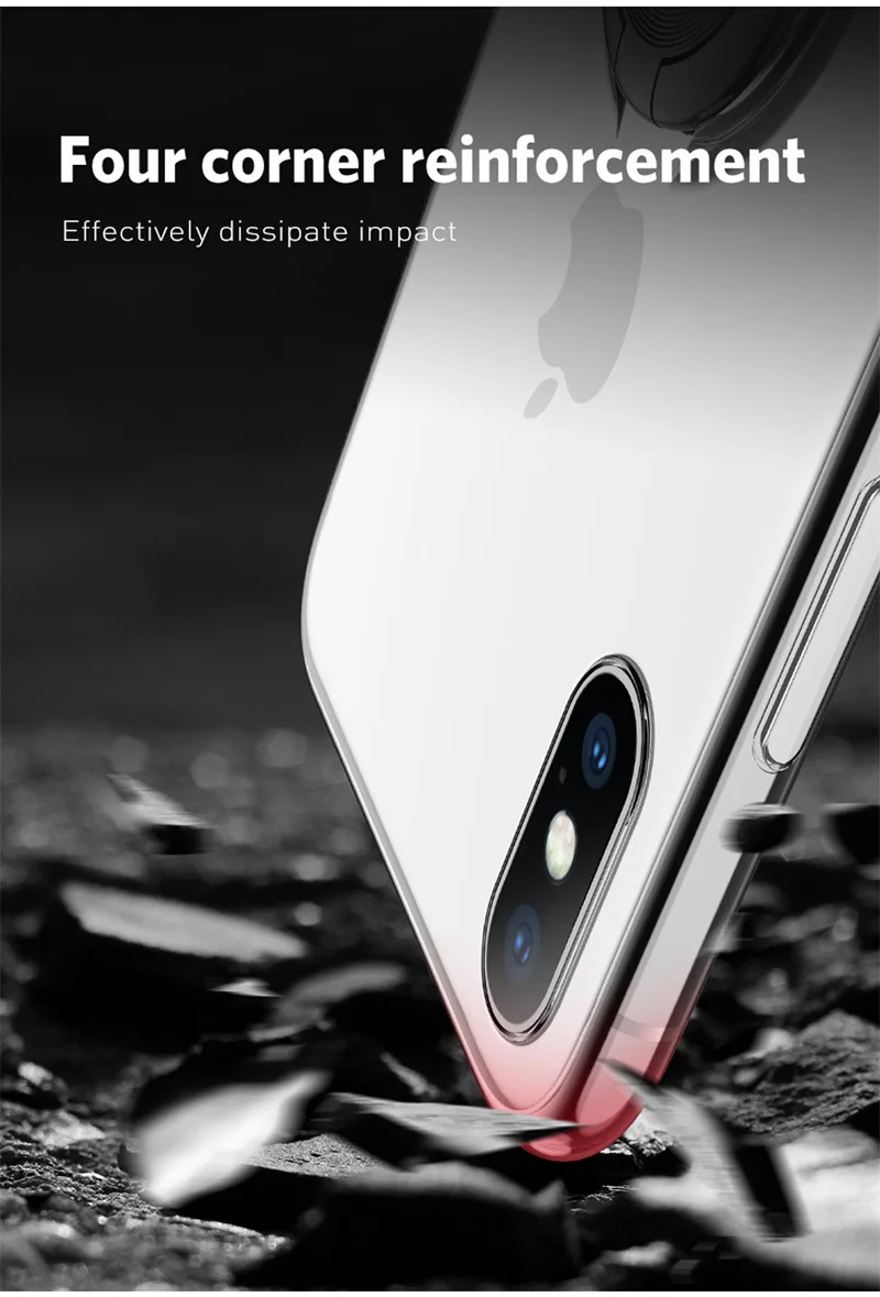 Чехол для iPhone Xs Max, чехол для iPhone Xr, для iPhone 8 Plus, роскошное прозрачное защитное кольцо, оболочка для iPhone X 6 6s 7, чехол