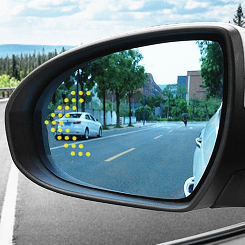 Совершенно новые синие зеркальные очки заднего вида с мощным подогревом и