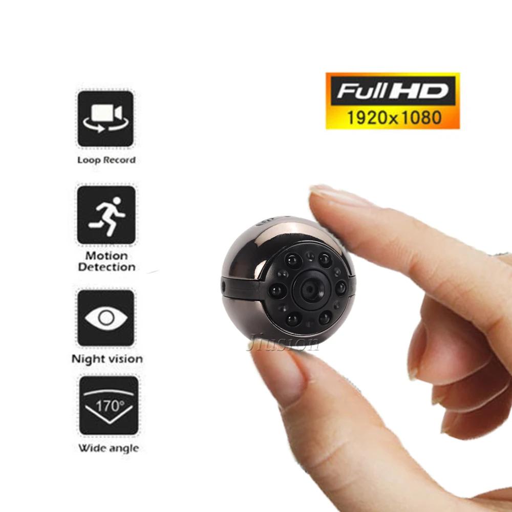 Камера ночного видения SQ9 Mini DV 1080P FHD Спортивная охранная видеокамера датчик
