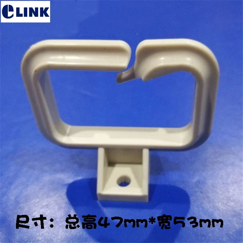 Кольца для кабеля 100 шт. АБС-пластик квадратные управления сетевым шкафом белые