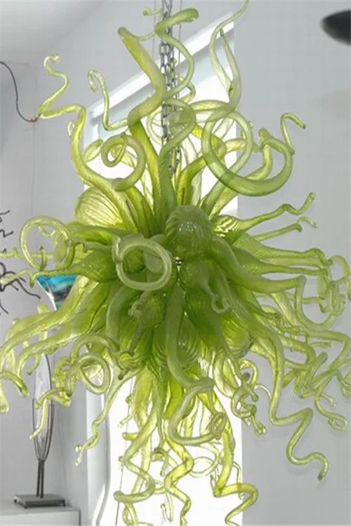 

LR130- Free Shipping Pure Color Blown Glass Chandelier