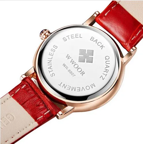 Аутентичные марка роскошные Швейцарские кварцевые женские часы не механические