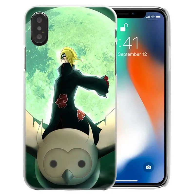 Жесткий пластиковый Чехол Наруто Какаши для iPhone XS Max XR X 10 7 8 6 6S Plus 5S SE 5 4S 4 5C Прозрачный чехол для телефона Coque 11 11Pro Sac - Цвет: 07
