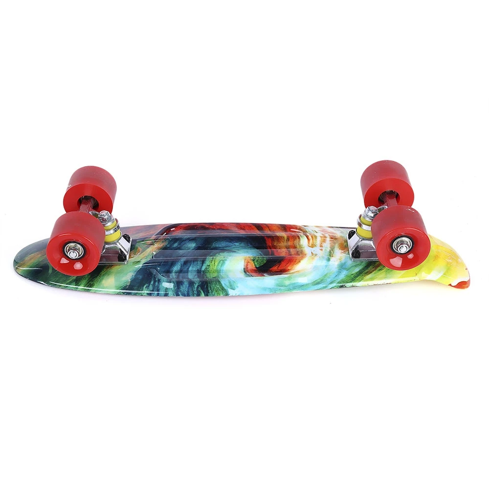 Skateboard Skate Board Longboard 22 inch Printing Pattern Four-wheel PP Deck Great Kids and Adults Entertainment | Спорт и