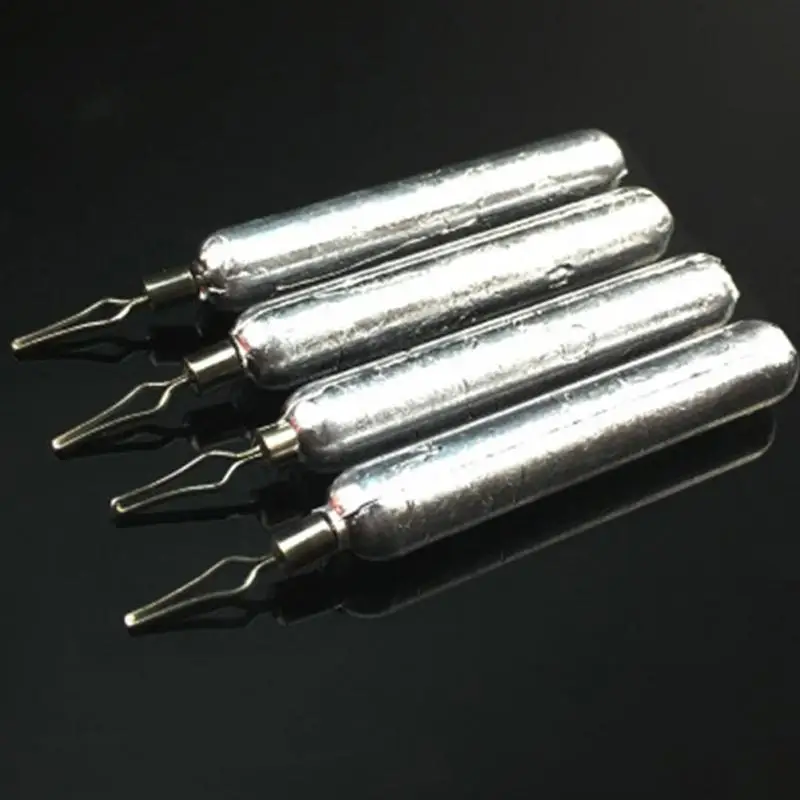 5 шт. рыболовный грузик из свинца тапочки материала на Rig 360 градусов вращающийся