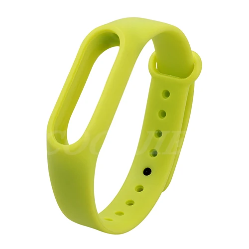 Зеленый COOLJIER mi band 2, ремешок на запястье, Цветной силиконовый ремешок для Xiaomi mi Band 2, аксессуары для смарт-браслета, браслет на запястье - Цвет: Зеленый