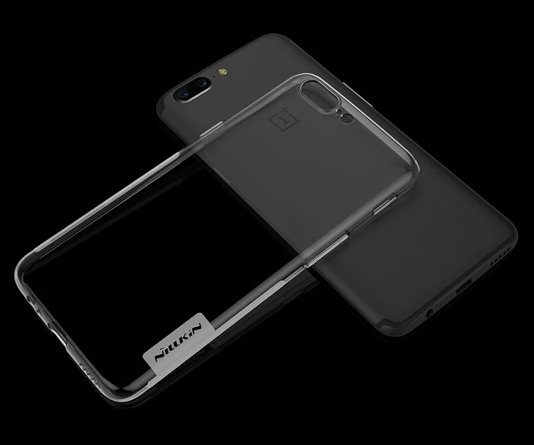 oneplus 5 oneplus5 TPU Case Nillkin Gel Clear Transparent Nature Silicone Cover For oneplu5 A5000 one plus (5.5'') cover case |