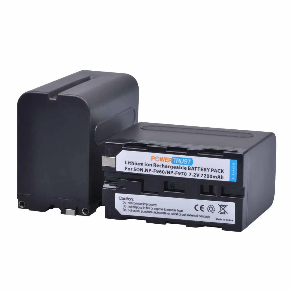 2 шт. 7200 мА/ч, NP-F970 NP-F960 NP F960 NPF970 F960 Батарея+ Dual USB Зарядное устройство для sony F930 F950 F770 F570 F970 CCD-RV100 HVR-V1J