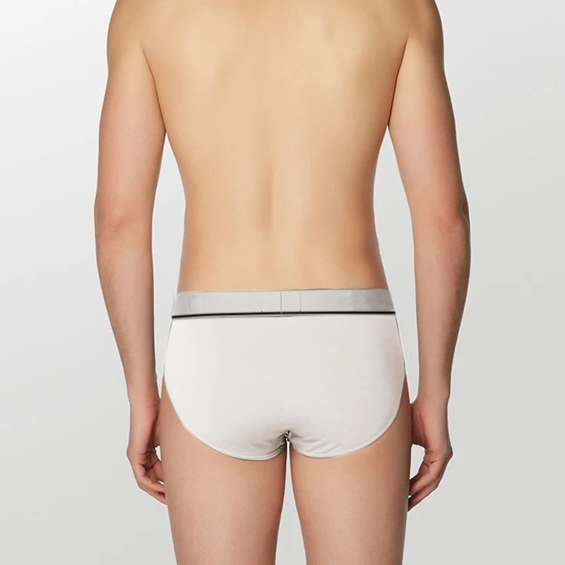 Модное сексуальное нижнее белье для мужчин белые черные серые трусы выпуклые