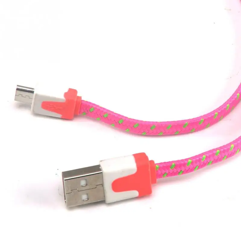Дата кабель V8 Соединитель 3 фута веревка Micro USB зарядный кабель для синхронизации данных для мобильного телефона плоский провод кабель для зарядки 1 м/2 м/3 метра