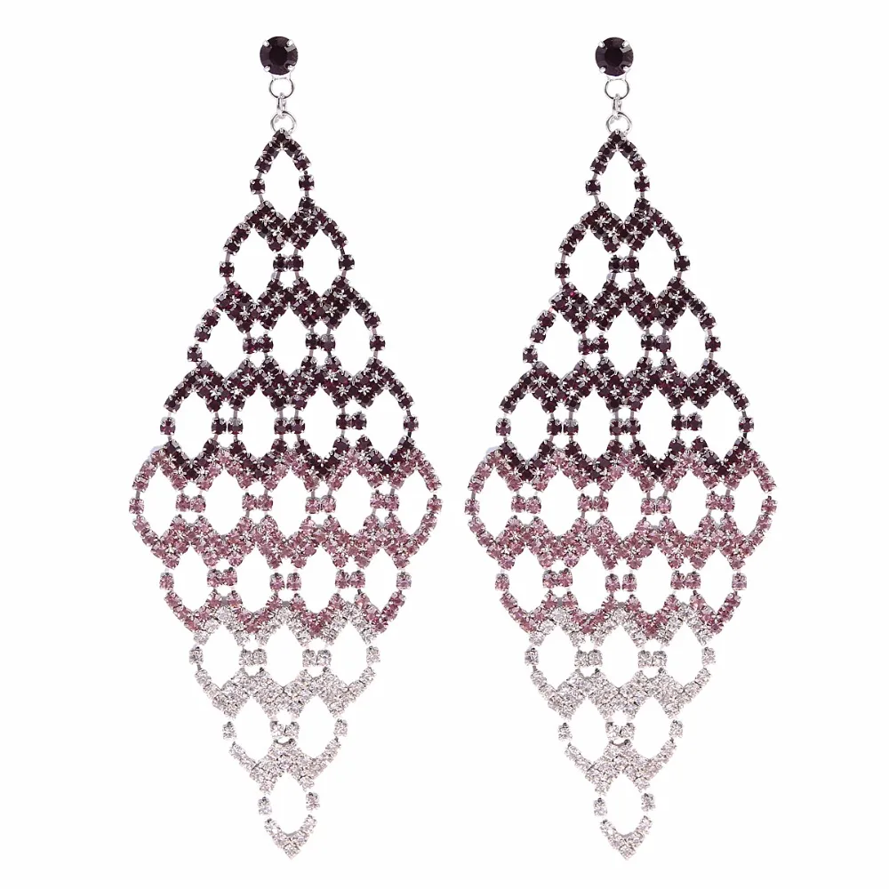 Мода новые красивые длинные классический многоцветные падения мотаться стиль