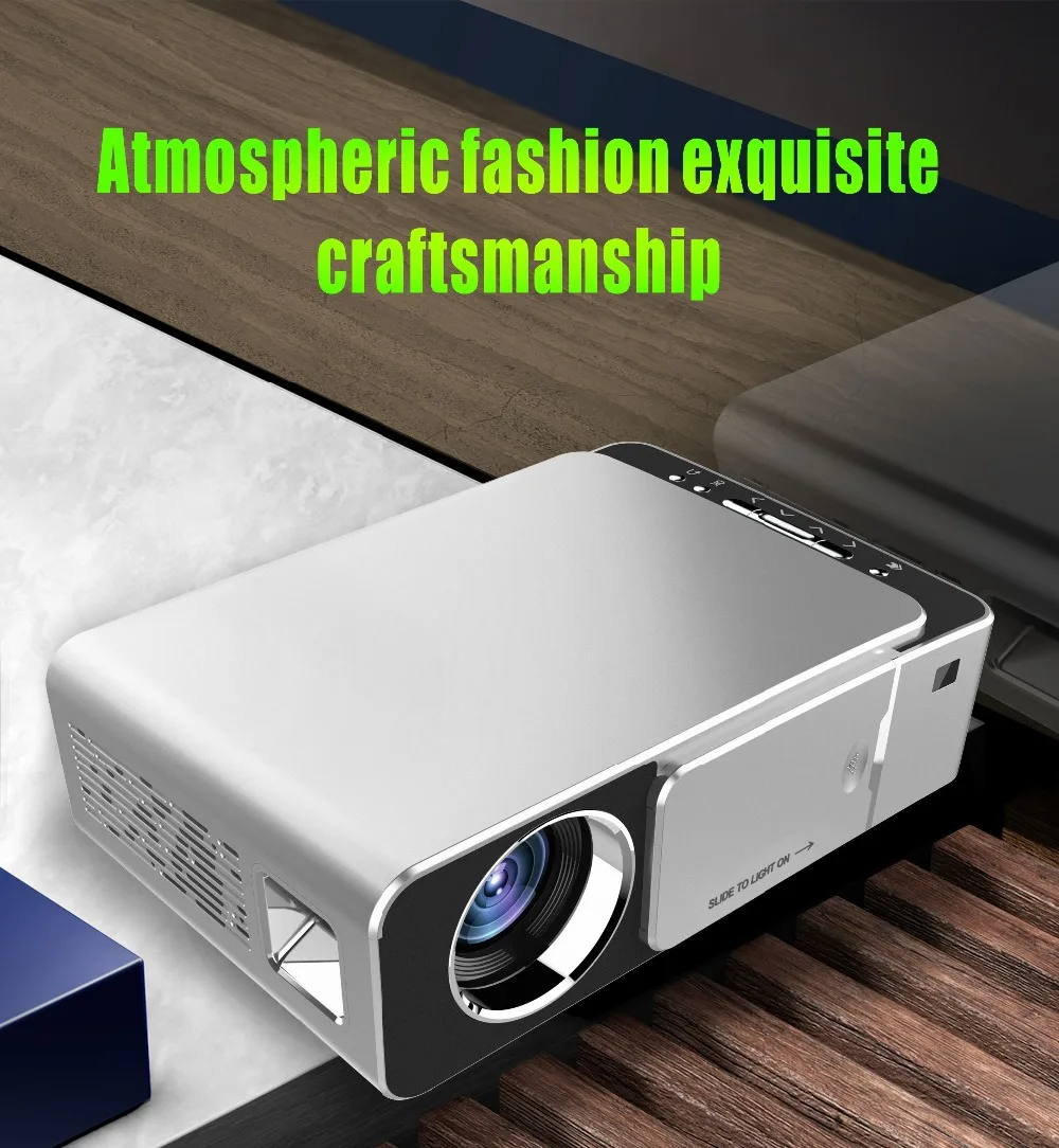 UNIC, новинка, T6, полный проектор 1080 P, Android, wifi, 3500 люмен, домашний кинотеатр, проектор, Поддержка AirPlay DLNA Miracast Proyector