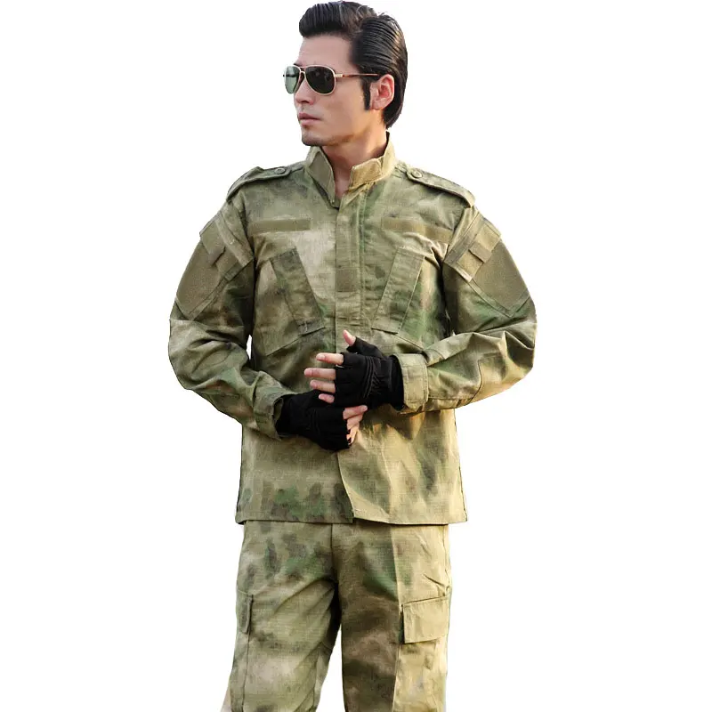 Военно-тактические Camo Униформа Для мужчин SWAT армия спецназ боевой куртка брюки