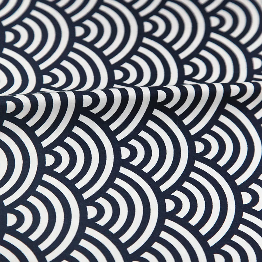 3 шт. 40 х 50 см японского ретро парча с геометрическим принтом 100% хлопковая