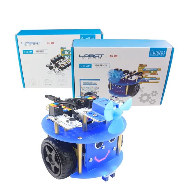 LOBOT Funbot паровой DIY RC робот умный изменяемый программируемый Инфракрасный контроль RC робот царапины 2,0 учебный комплект Детские игрушки