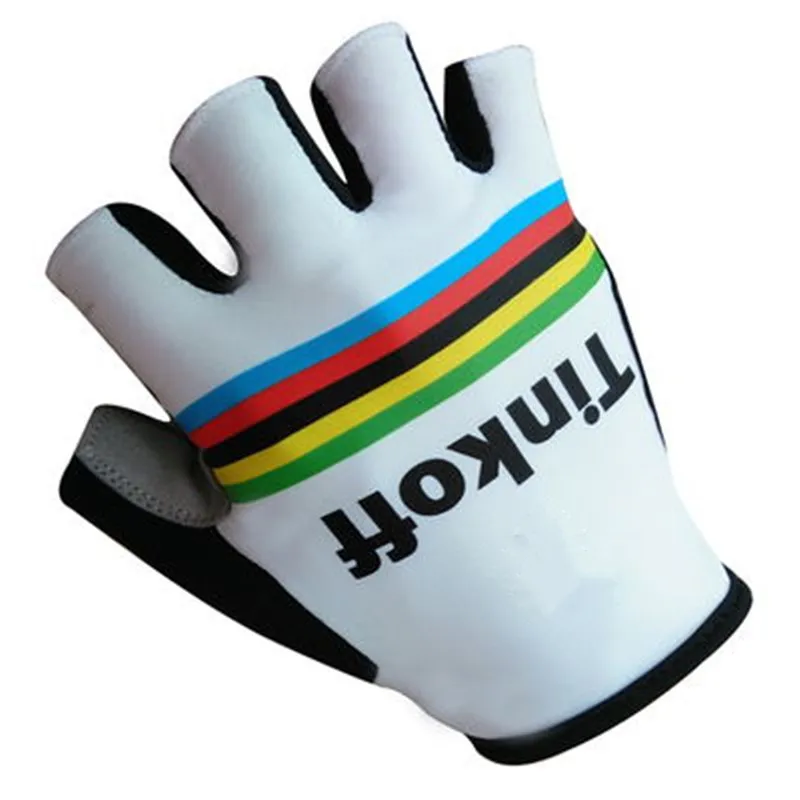 Слоновая кость Велосипед, перчатки, гель Мягкий половина пальца Guantes Ciclismo без пальцев велосипед Горный Ганц Vtt Bicicleta de Luvas Para - Цвет: Слоновая кость