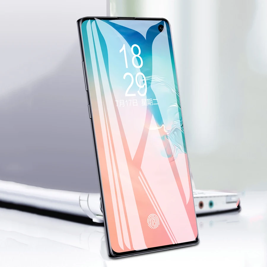 9D изогнутое защитное стекло на весь экран для samsung Galaxy S10 S10 Plus пленка для samsung Galaxy S10e Lite закаленное стекло