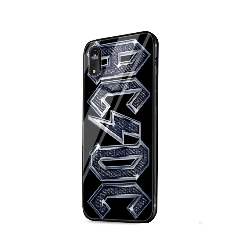 Ac Dc черный лед тяжелый металл музыка ТПУ чехол для iPhone 11 Pro XR X XS Max 5 5S 6 6s 7 8 Plus Защита