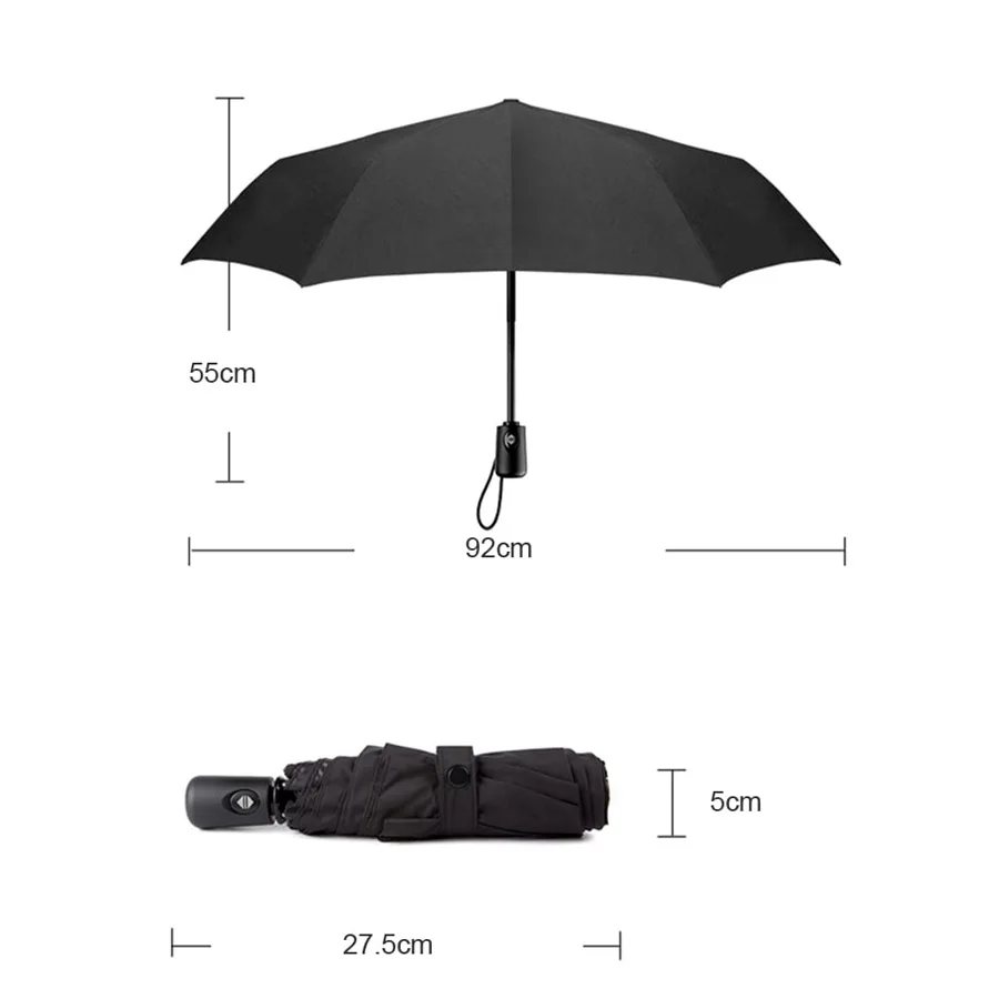 Xiaomi Mijia автоматический Солнечный дождливый Bumbershoot алюминиевый ветрозащитный водонепроницаемый высокое качество мужчина женщина лето зима