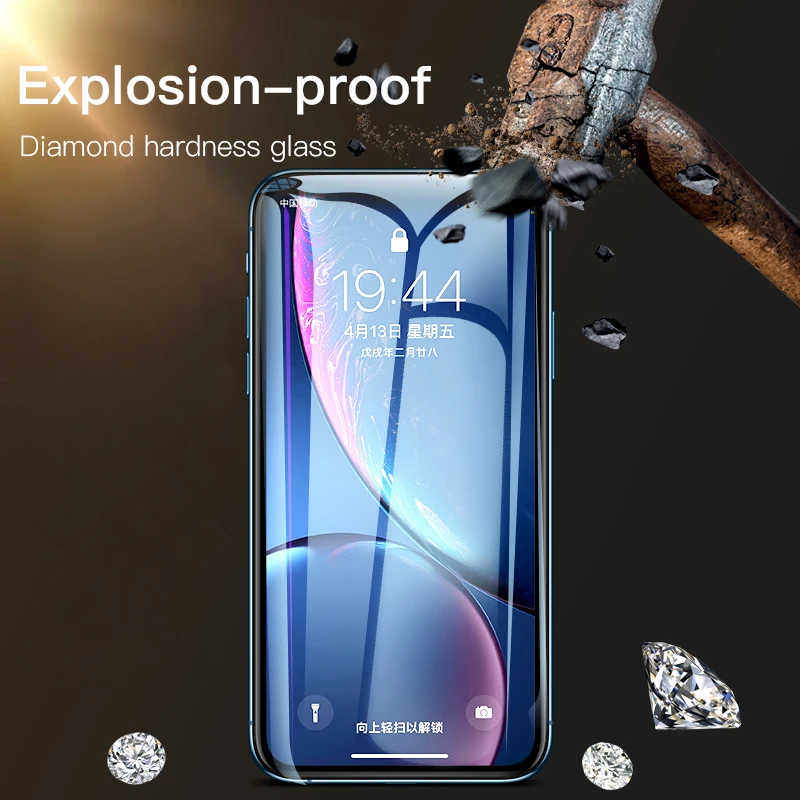 Прозрачная защитная пленка HD для экрана закаленное стекло iPhone 11 XSMax XR XS X полное
