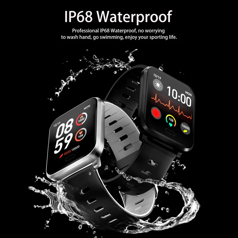 TLXSA K10 Смарт часы Bluetooth IP68 водонепроницаемый смарт браслет для мужчин шаг фитнес