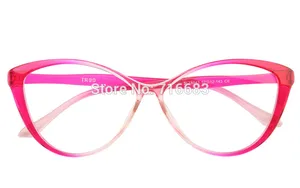 Женские винтажные очки в оправе кошачий глаз, многоцветные линзы черного и синего цвета, TR90